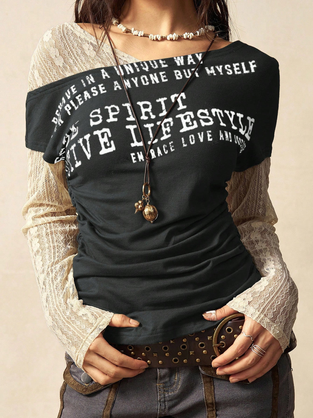 Top SHEIN, gri
