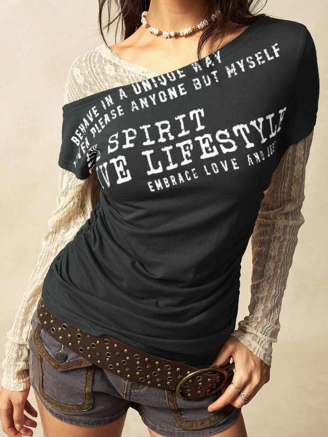 Top SHEIN, gri
