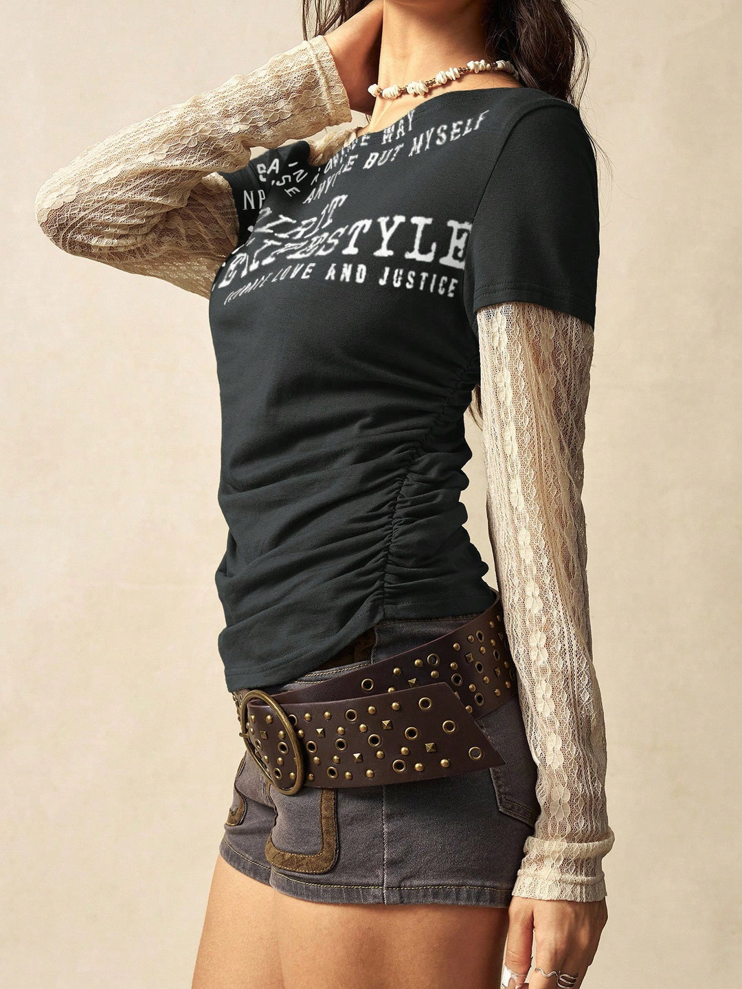 Top SHEIN, gri