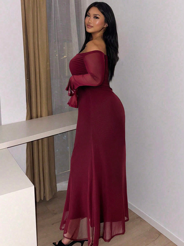 Rochie SHEIN, vișiniu