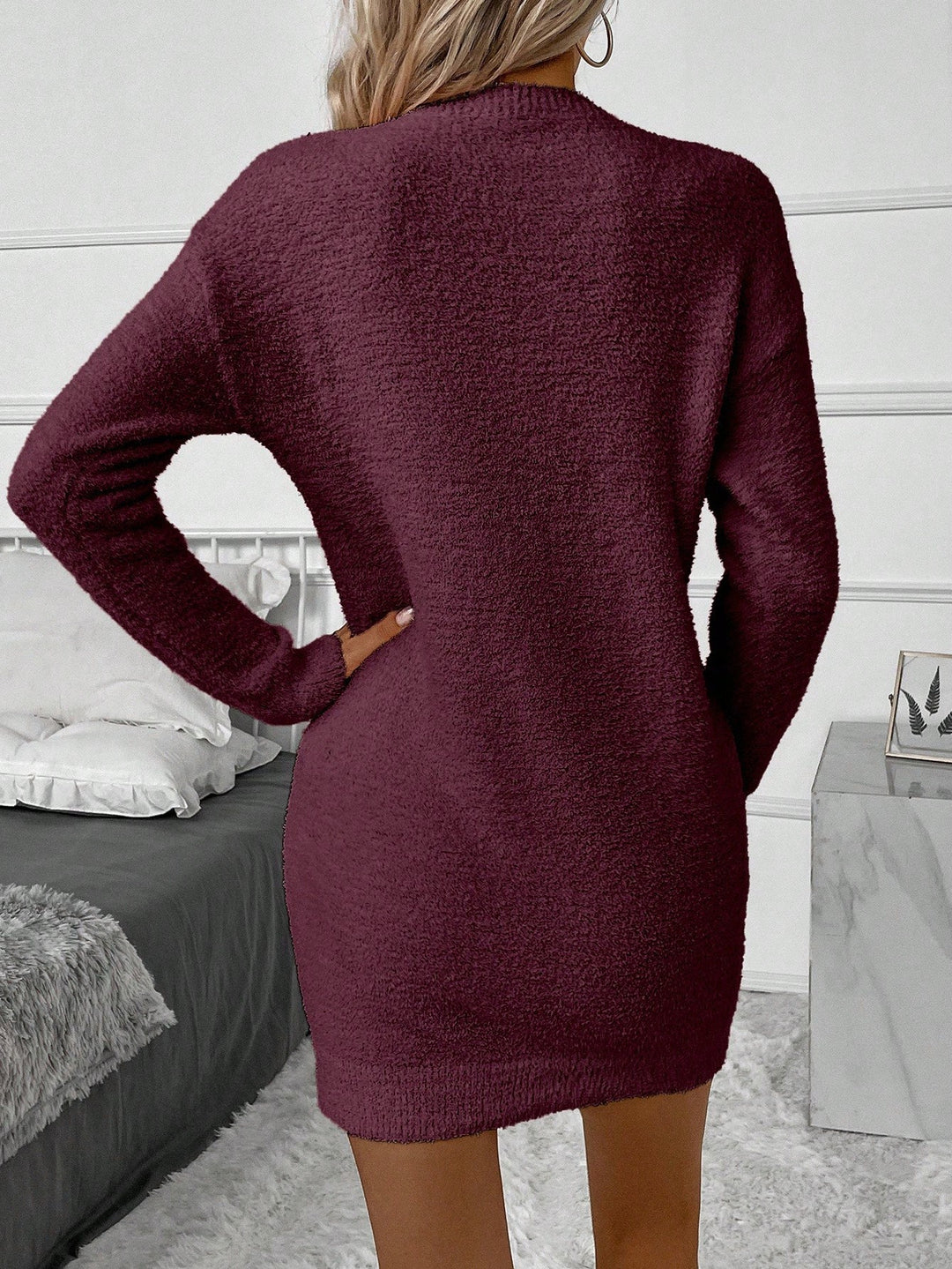 Rochie SHEIN, vișiniu