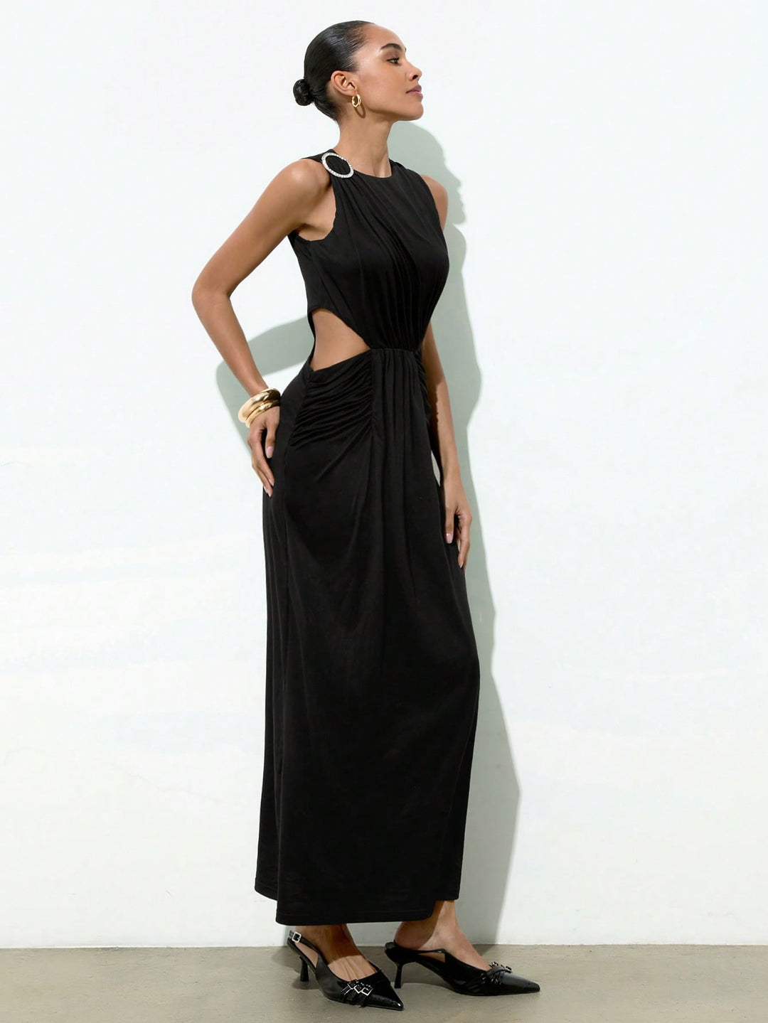 Rochie maxi SHEIN, negru
