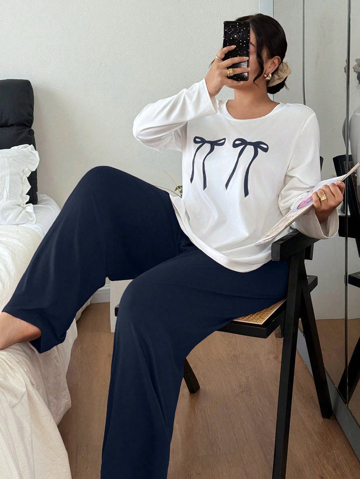 Set pijamale SHEIN, albastru