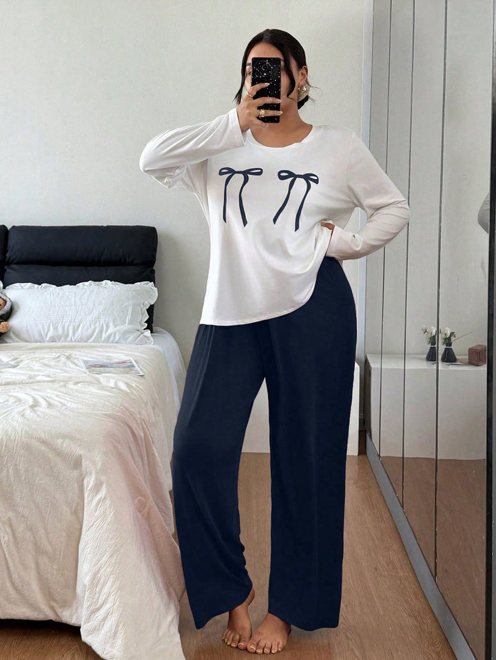 Set pijamale SHEIN, albastru