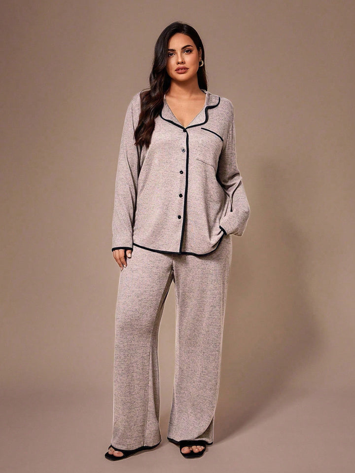 Set pijamale SHEIN, roz