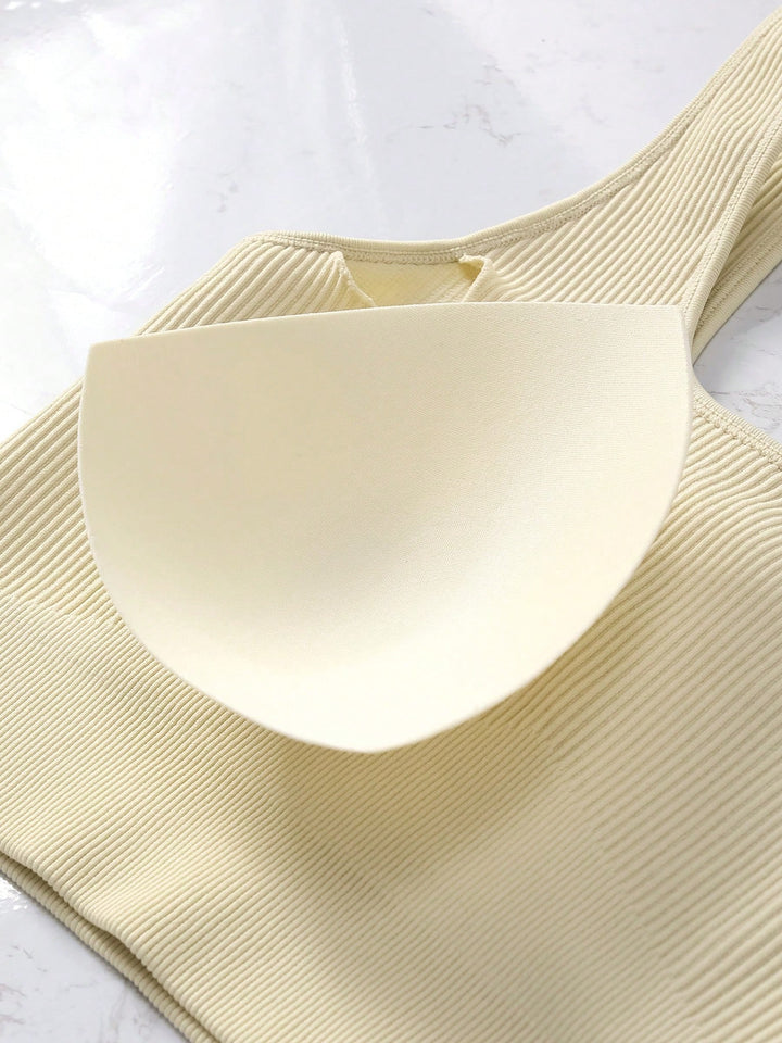 Sutien sport SHEIN, auriu