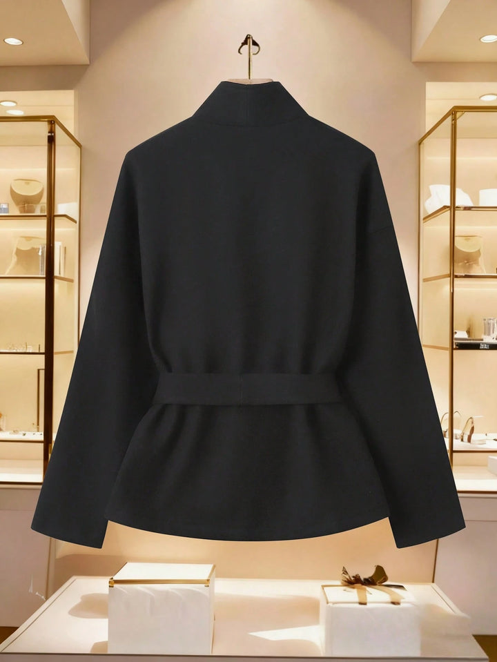 Palton Shein Curve+, negru