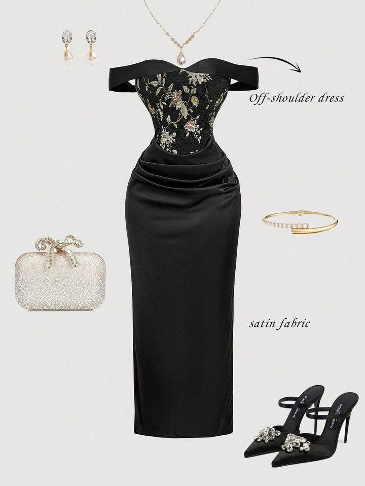 SHEIN maxiruha, fekete