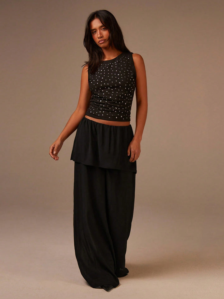 Pantaloni SHEIN, negru
