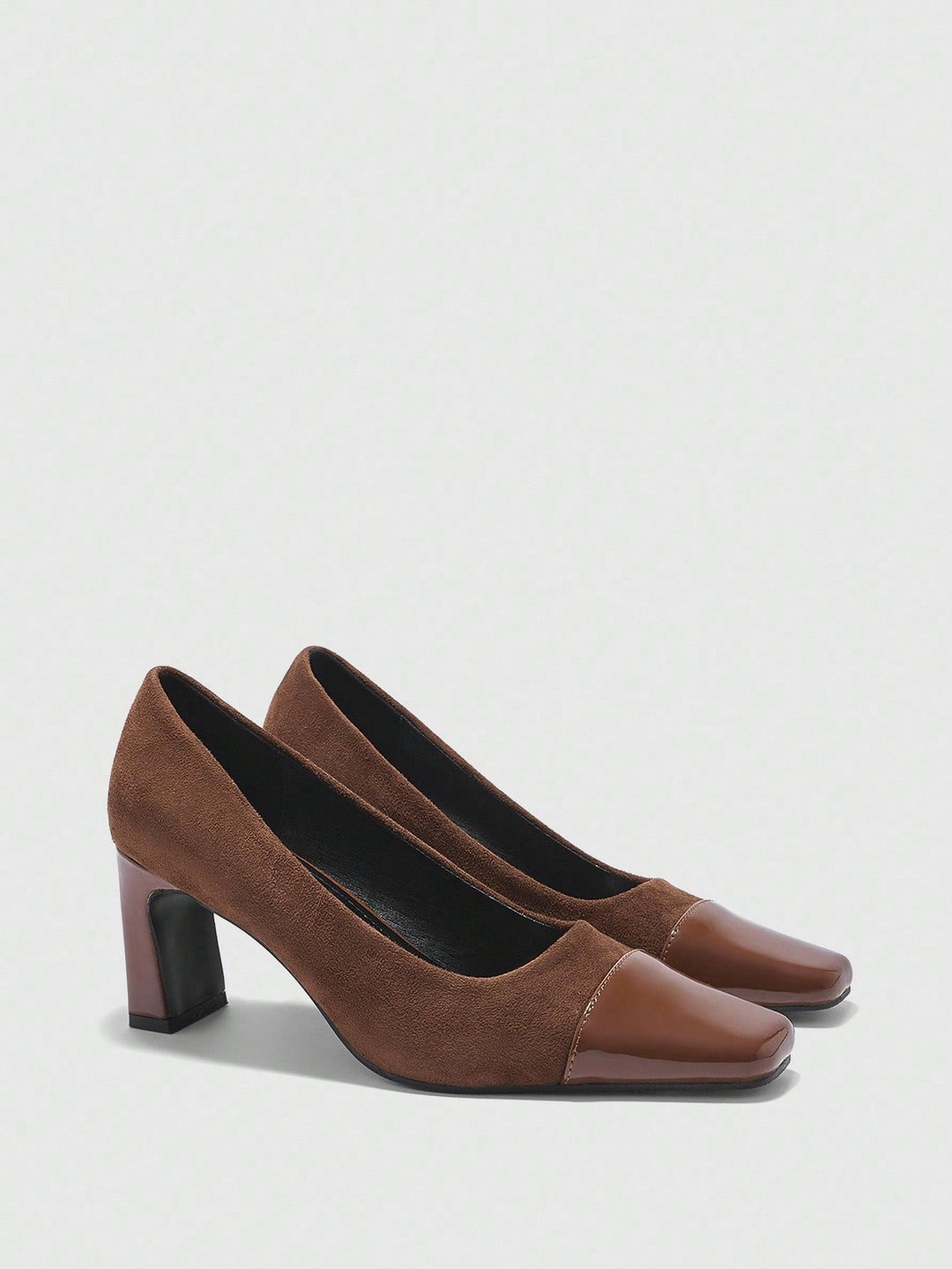 Pantofi cu toc SHEIN, maro