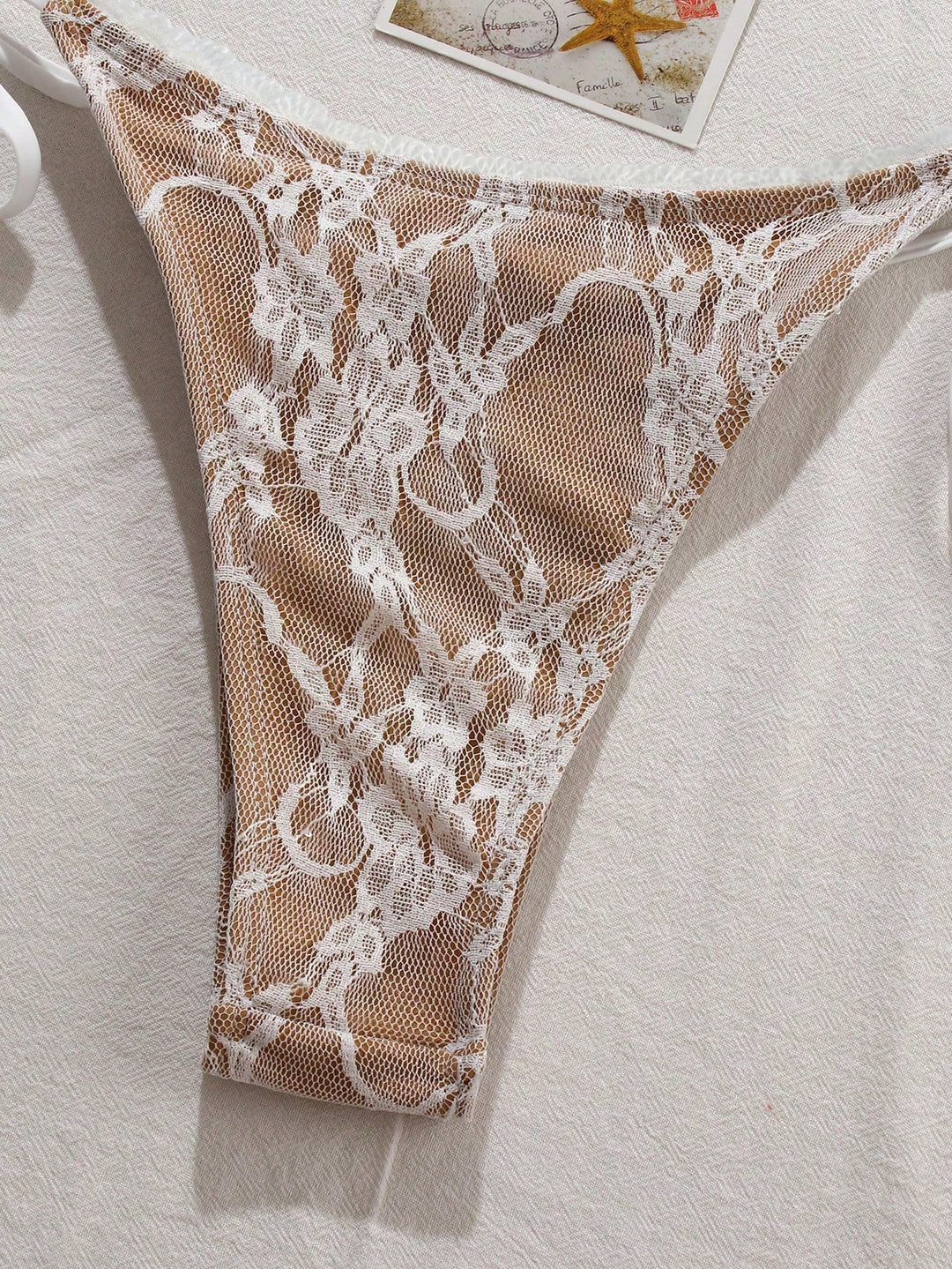 Set bikini SHEIN, alb
