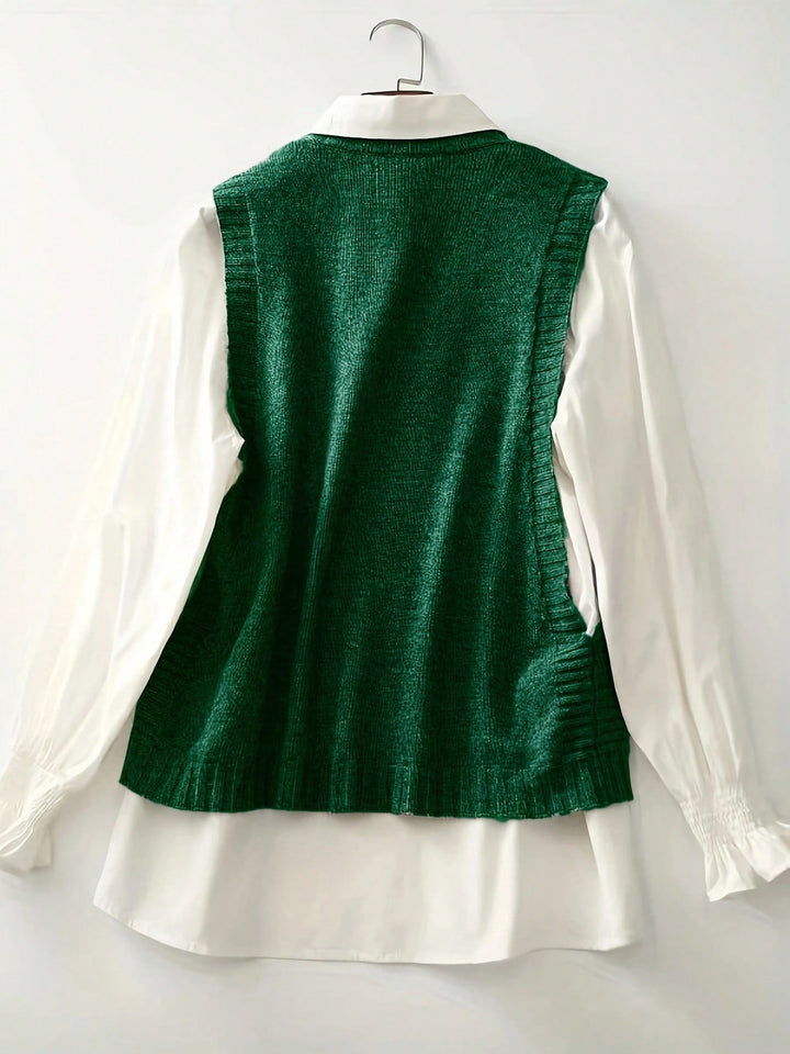 Vestă SHEIN, verde