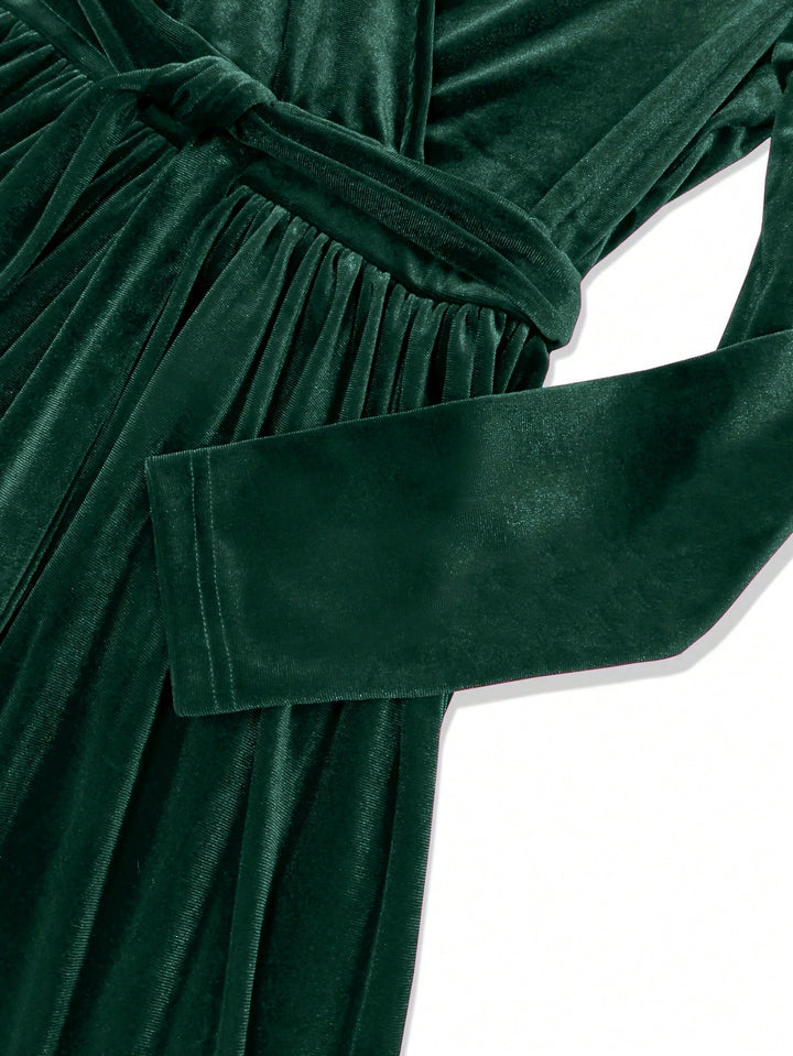 Rochie maxi SHEIN, verde