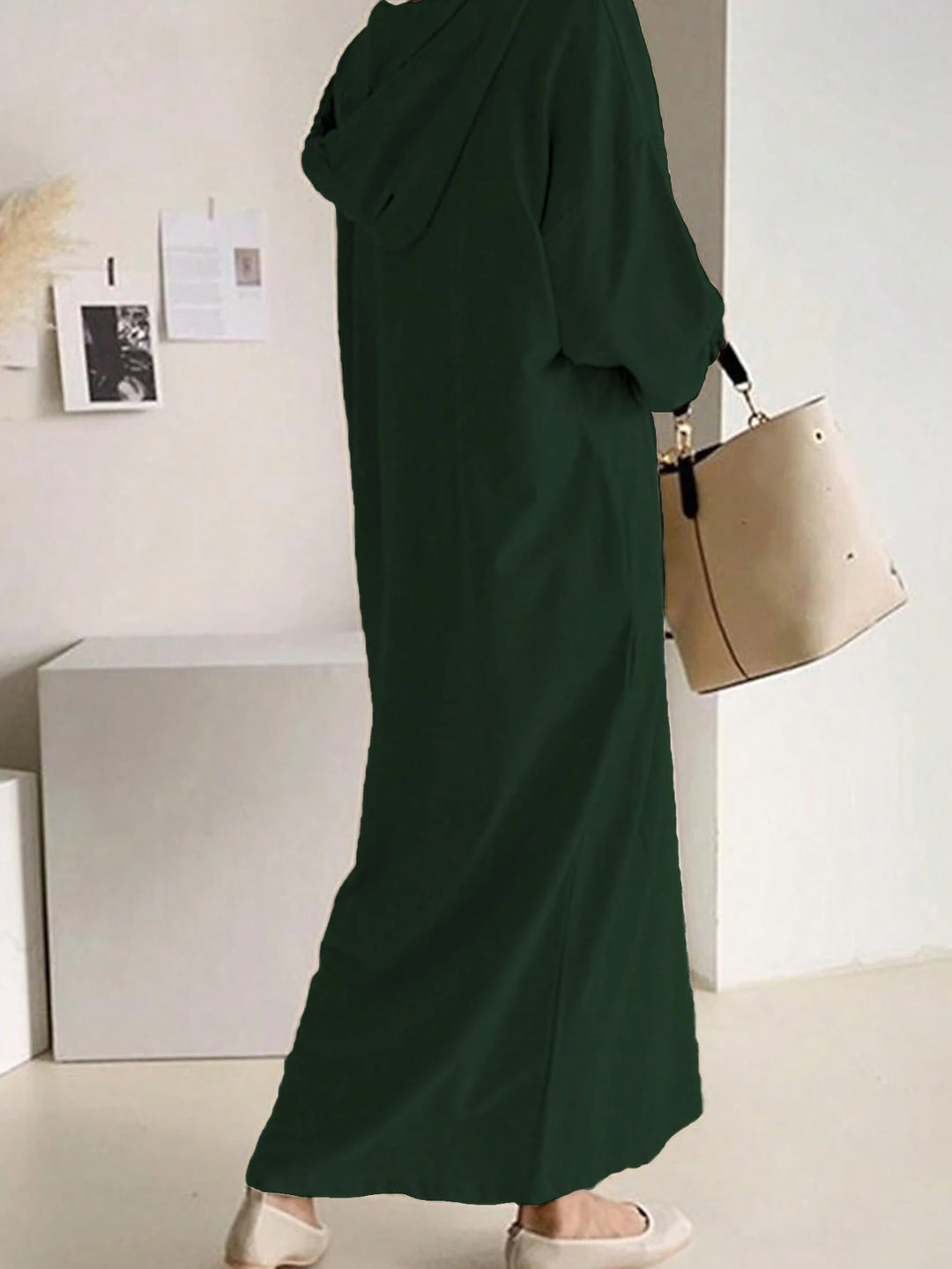 Rochie maxi SHEIN, verde