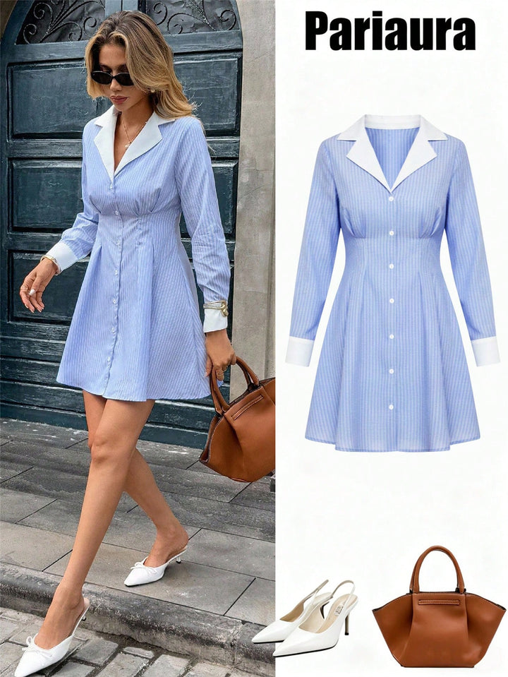 Rochie scurtă SHEIN, albastru