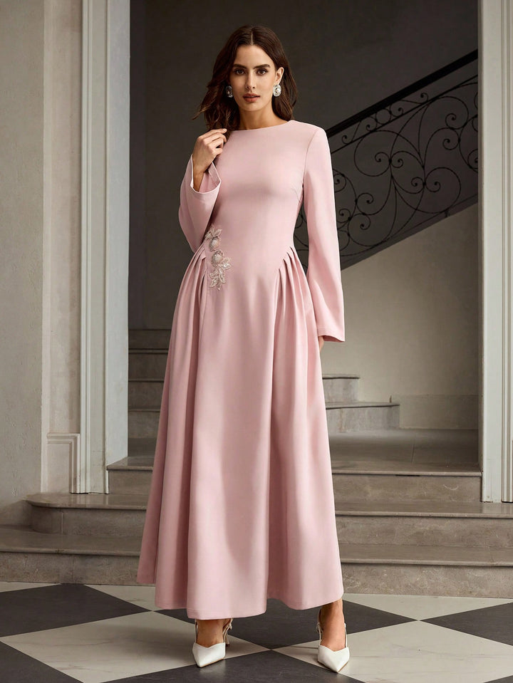 Rochie maxi SHEIN, roz