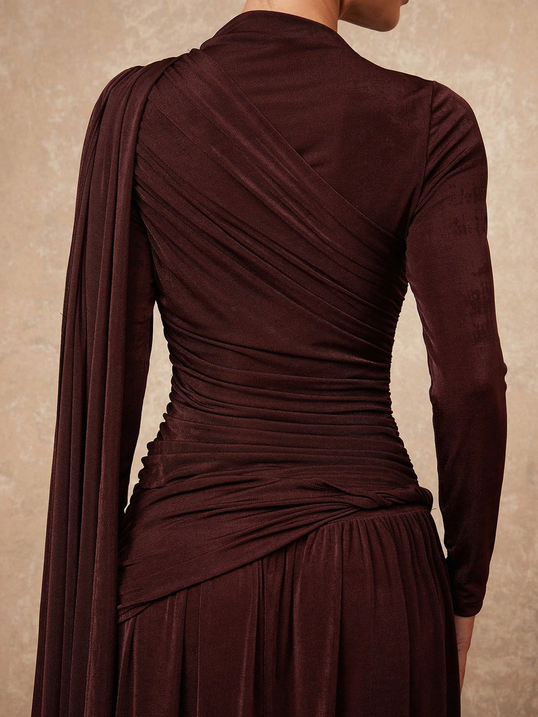 Rochie maxi SHEIN, maro