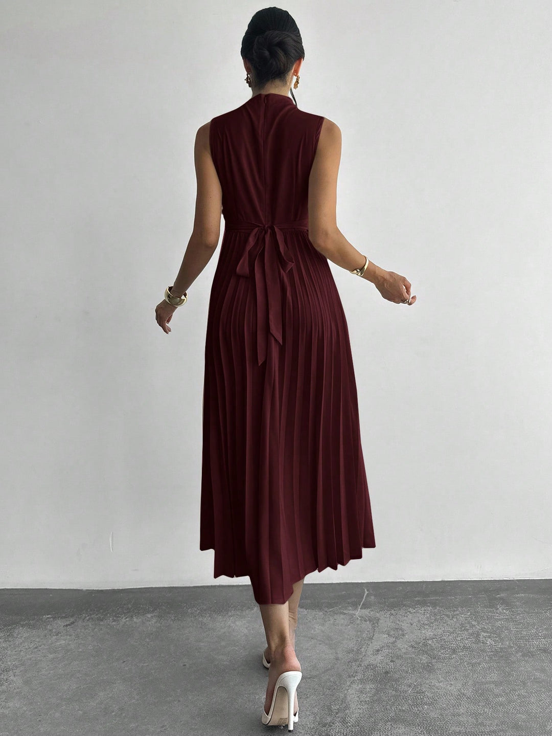 Rochie midi SHEIN, vișiniu