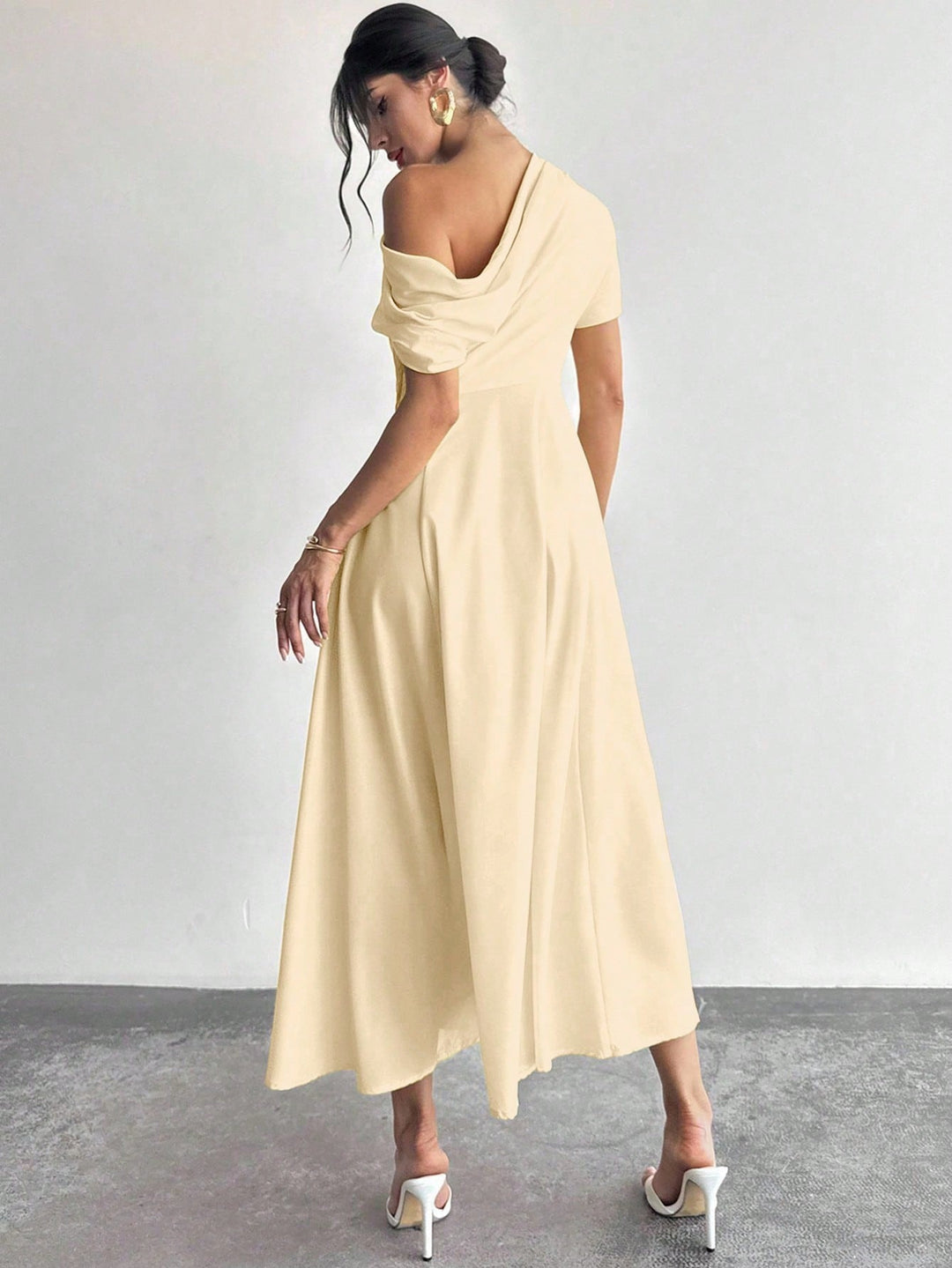 Rochie maxi SHEIN, portocaliu