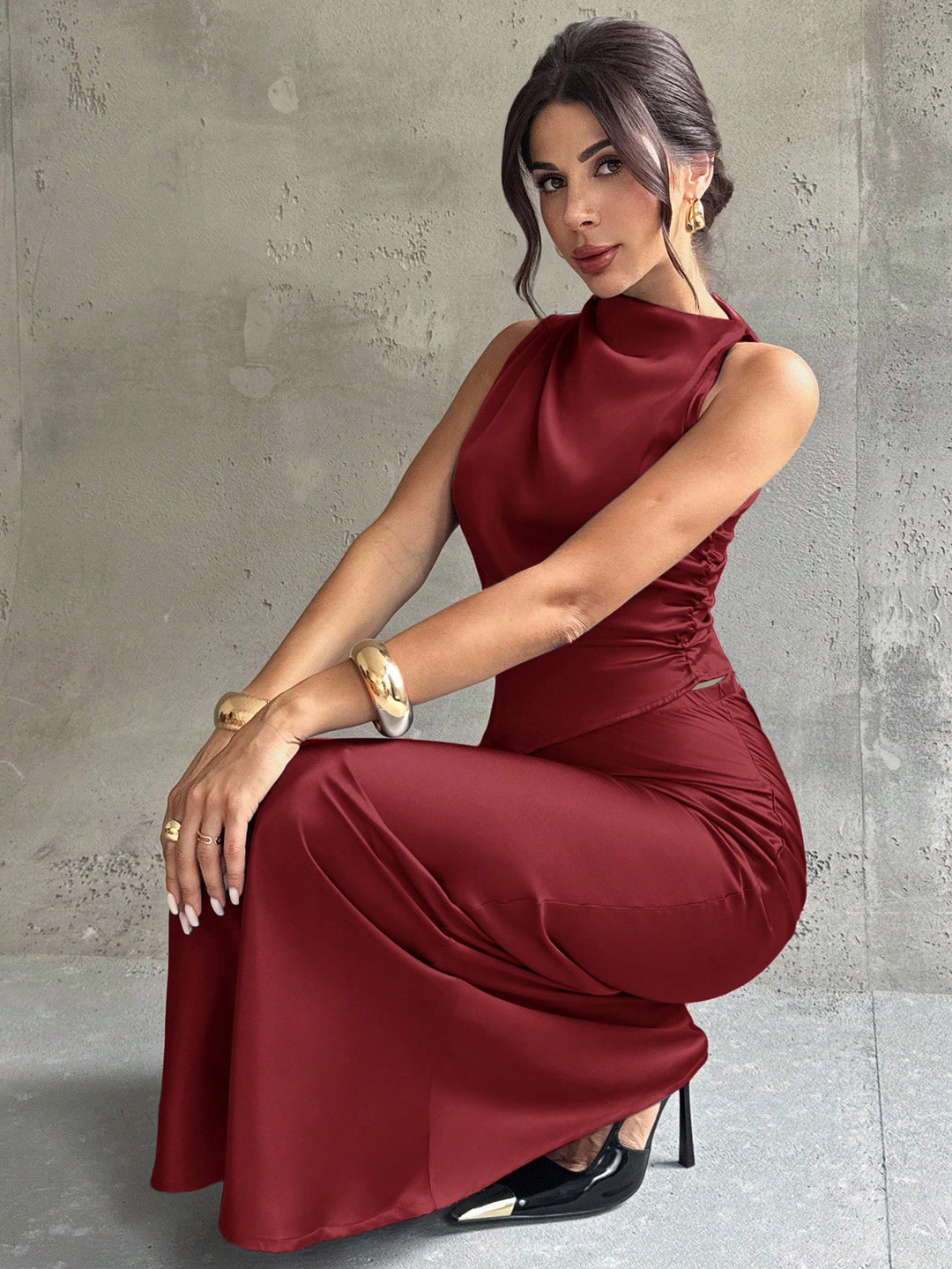 SHEIN piros szett