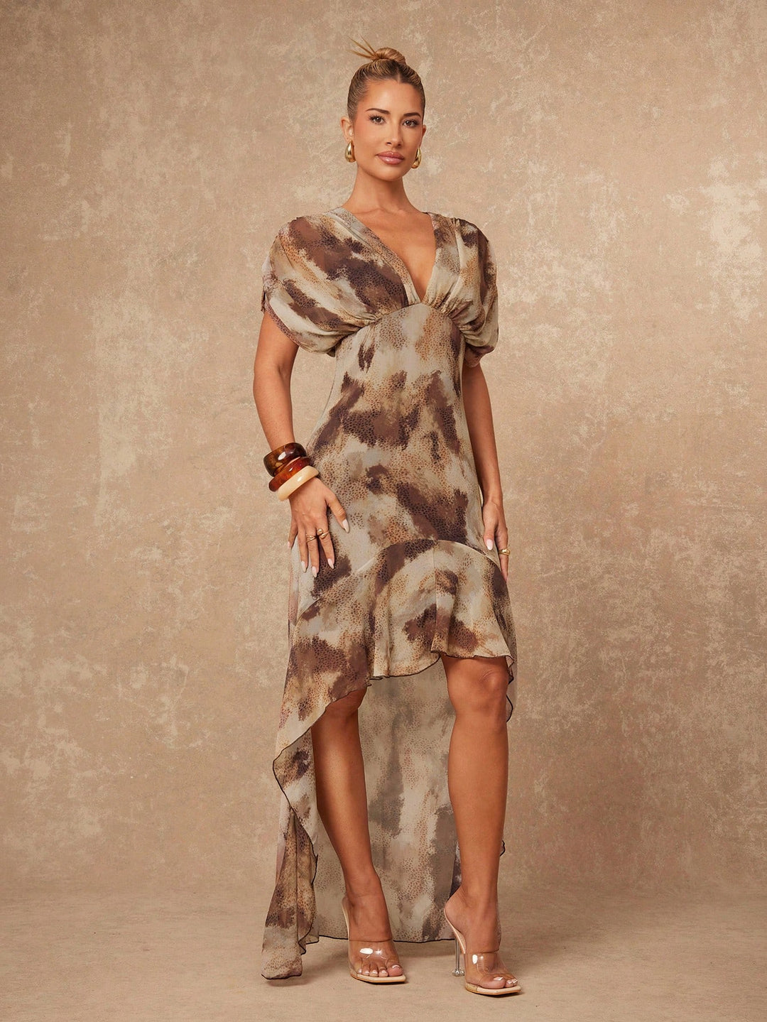 Rochie maxi SHEIN, mix culori
