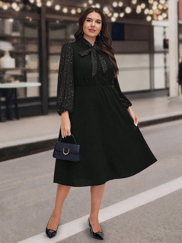 Rochie midi SHEIN, negru