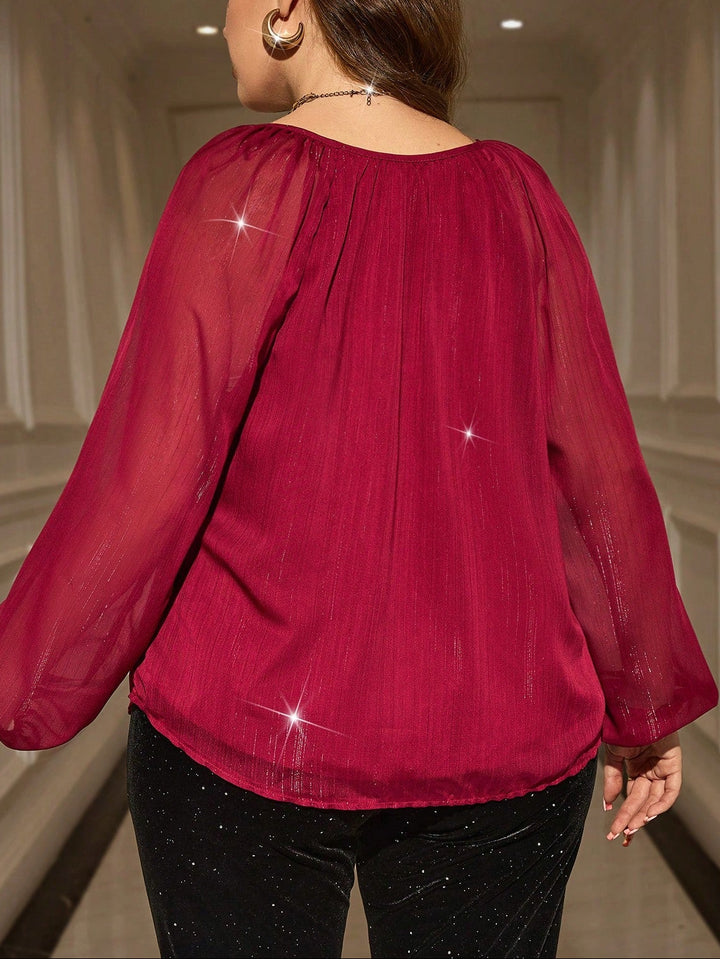 Shein Curve+ ing, bordó