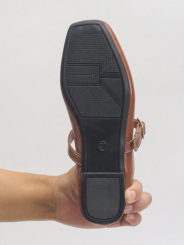 Pantofi SHEIN, maro
