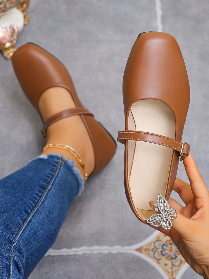 Pantofi SHEIN, maro