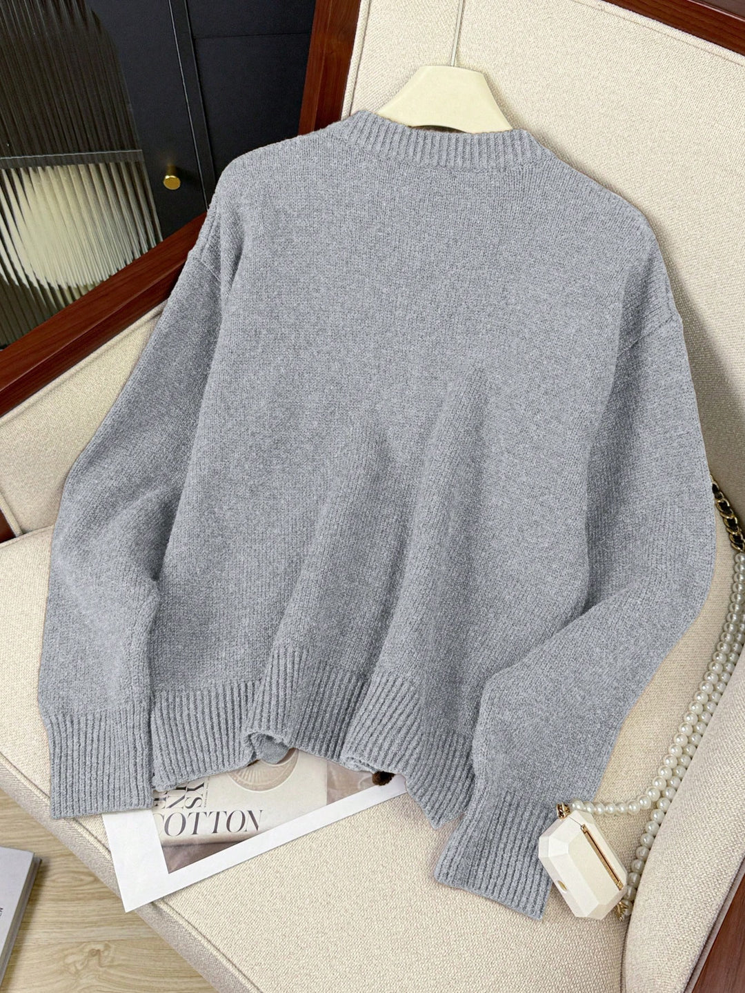 Cardigan SHEIN, gri