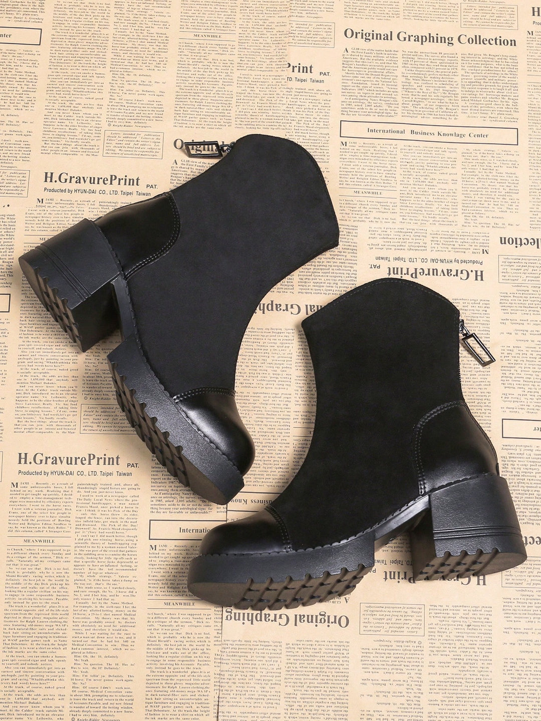 SHEIN Bokacsizma, fekete