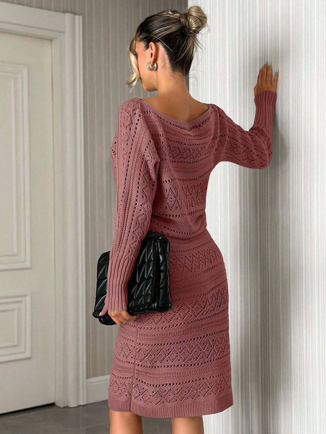 Rochie mini SHEIN, maro