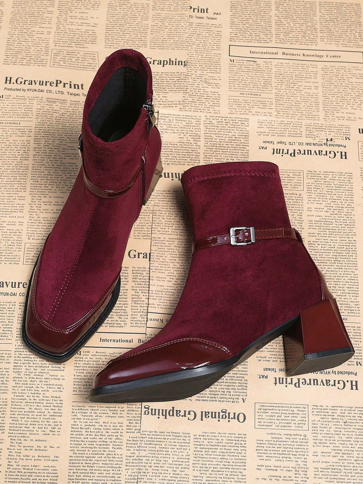 Botine SHEIN, vișiniu