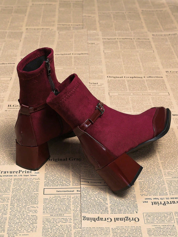 Botine SHEIN, vișiniu