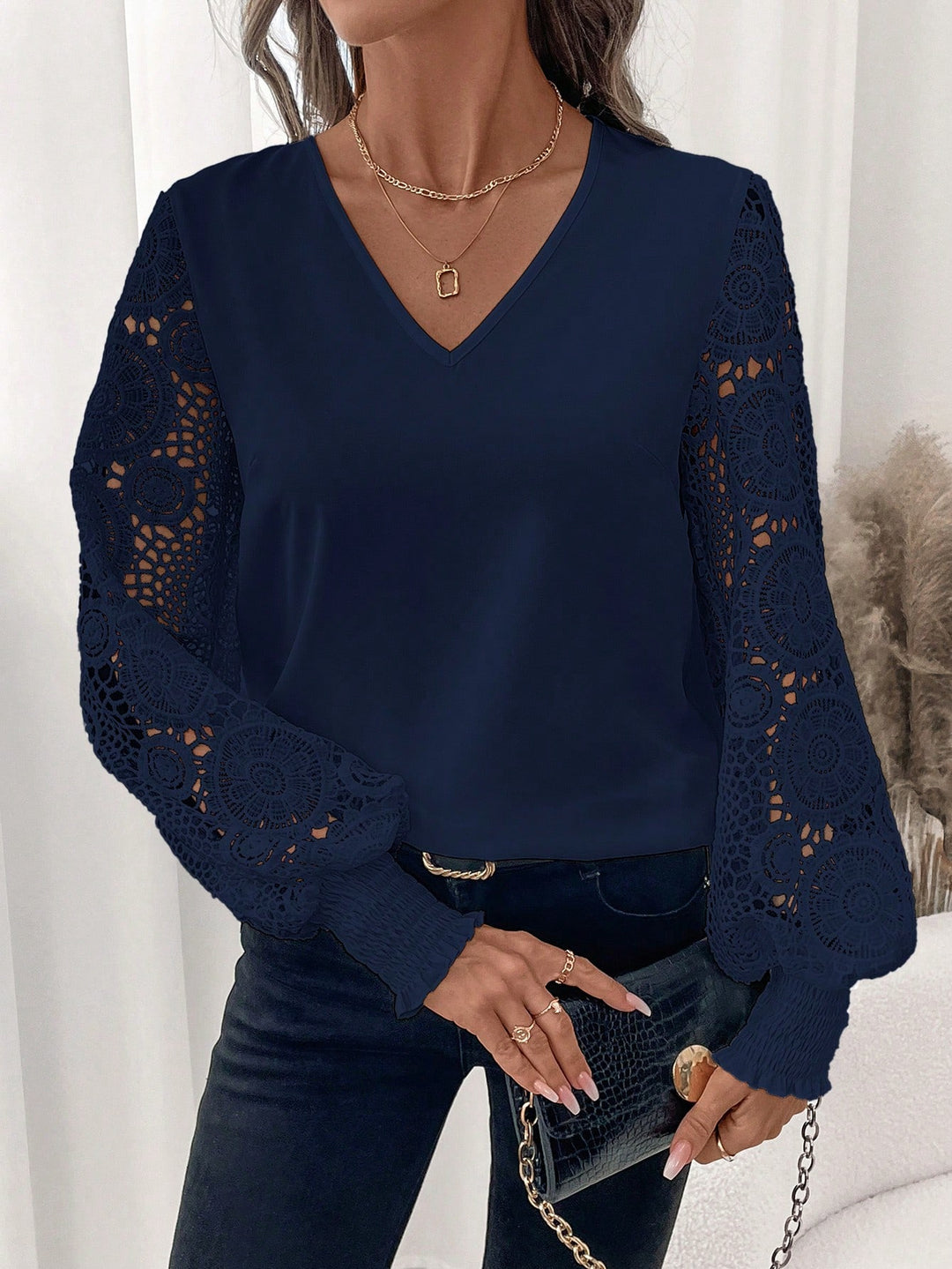 Bluza SHEIN, albastru