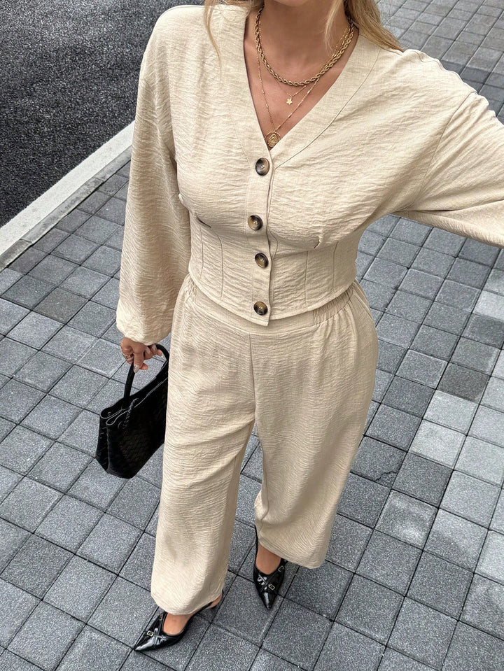 SHEIN együttes, bézs