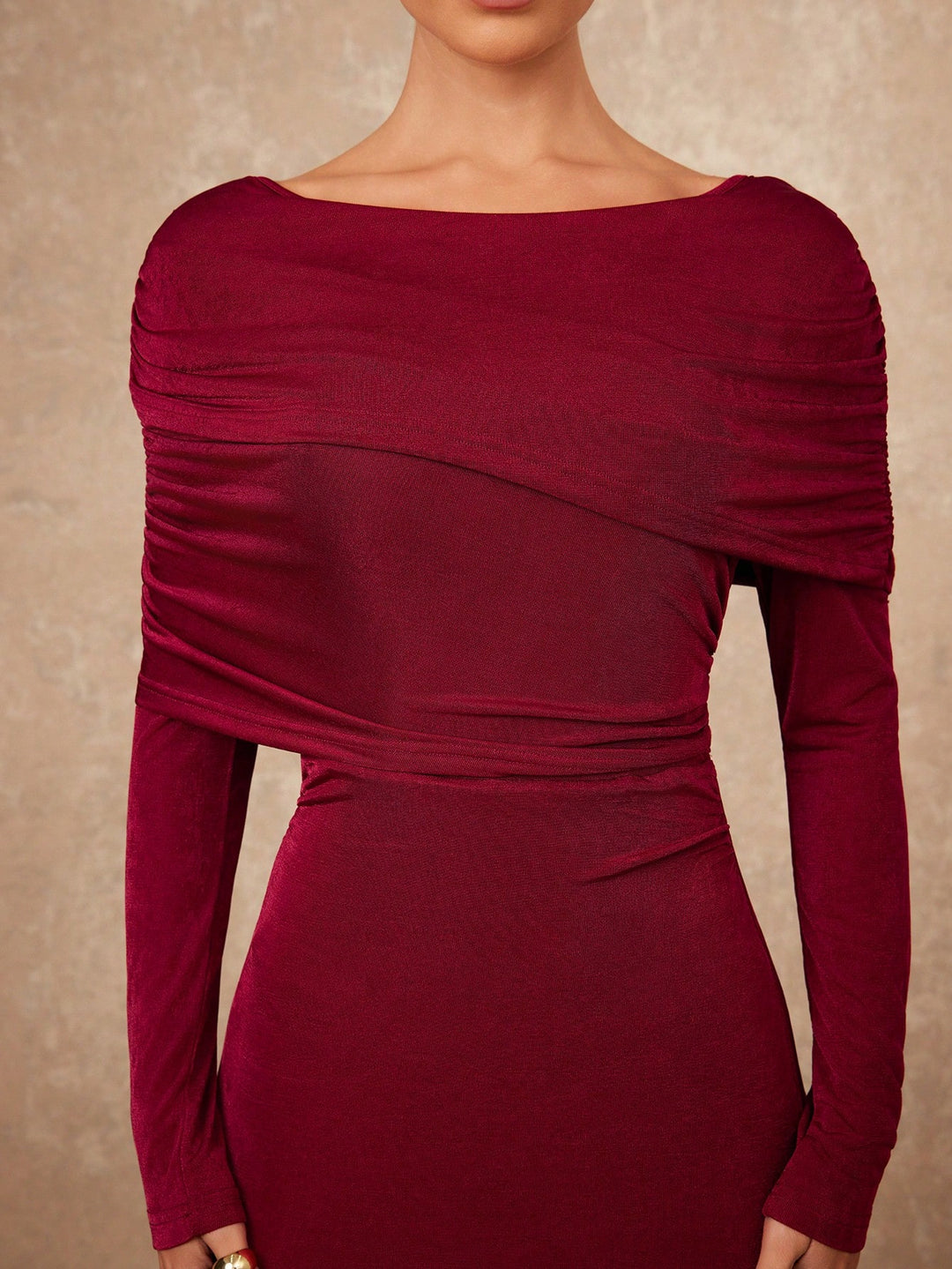 Rochie maxi SHEIN, vișiniu