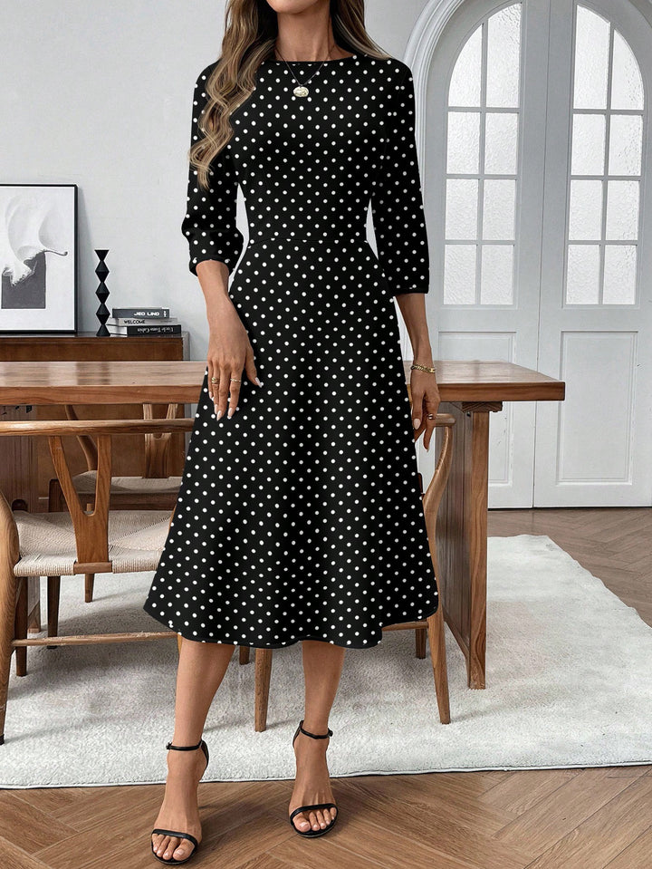 Rochie midi SHEIN, alb