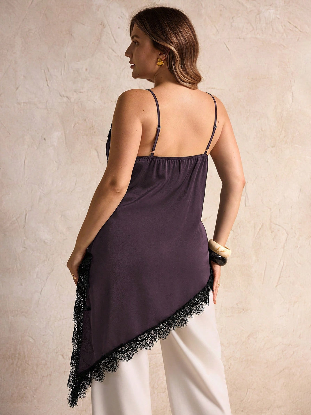 SHEIN top, barna