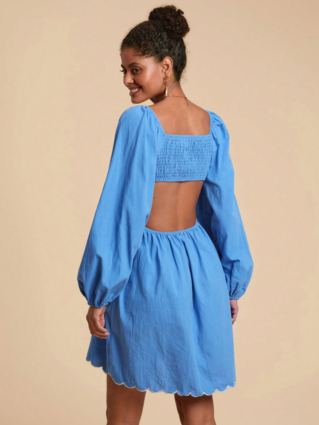 Rochie scurtă SHEIN, albastru