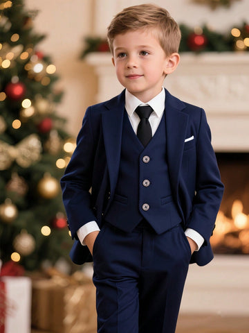 Costum SHEIN, albastru
