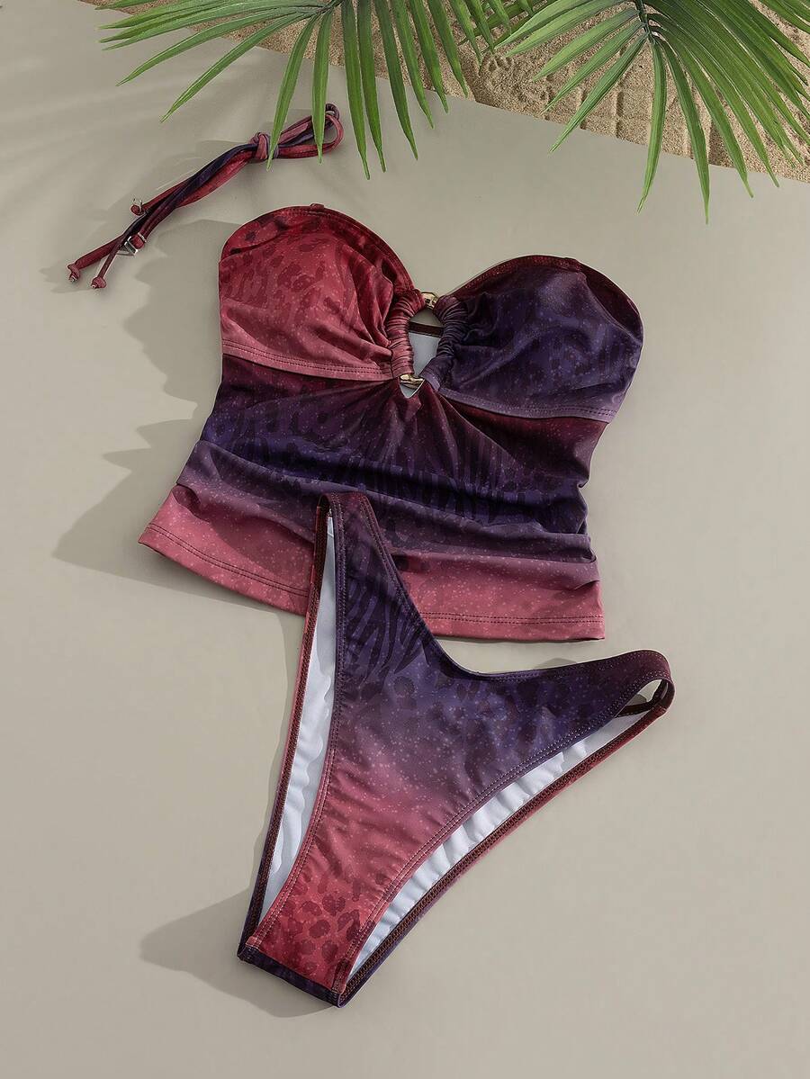 Costum de baie SHEIN, mix culori