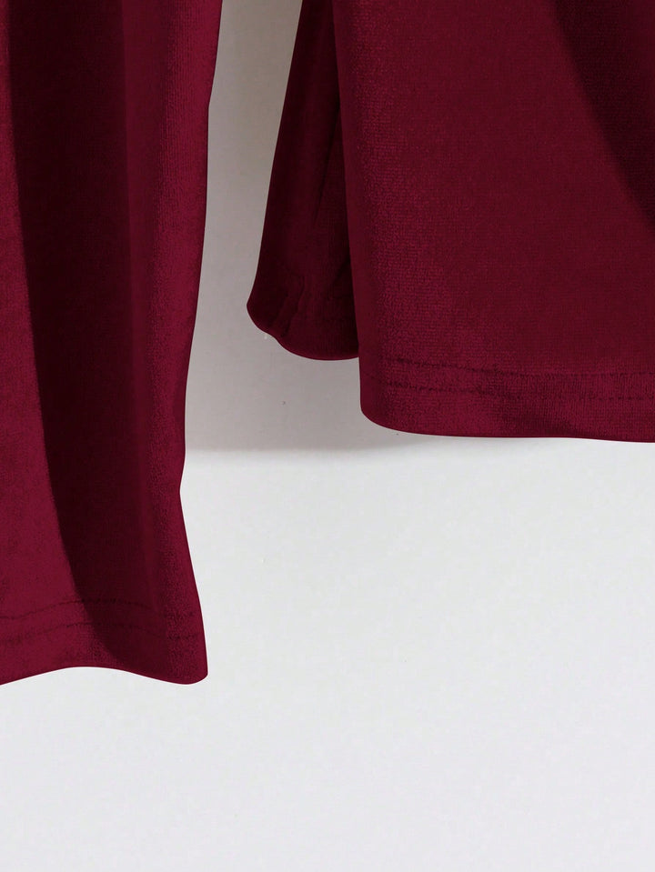 Tricou SHEIN, vișiniu