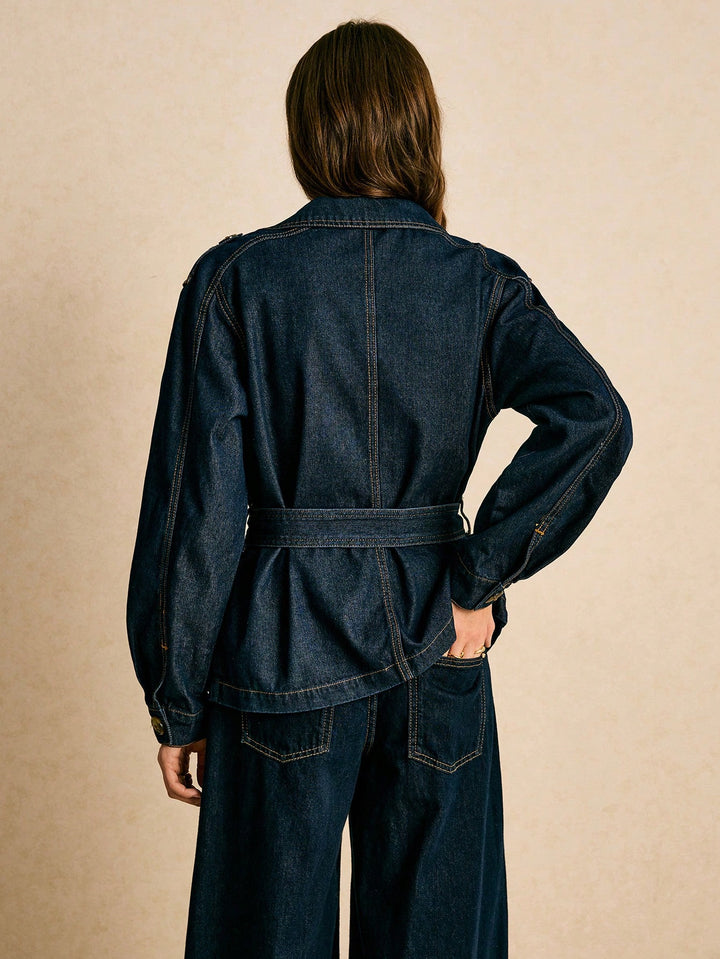 SHEIN farmerdzseki, kék