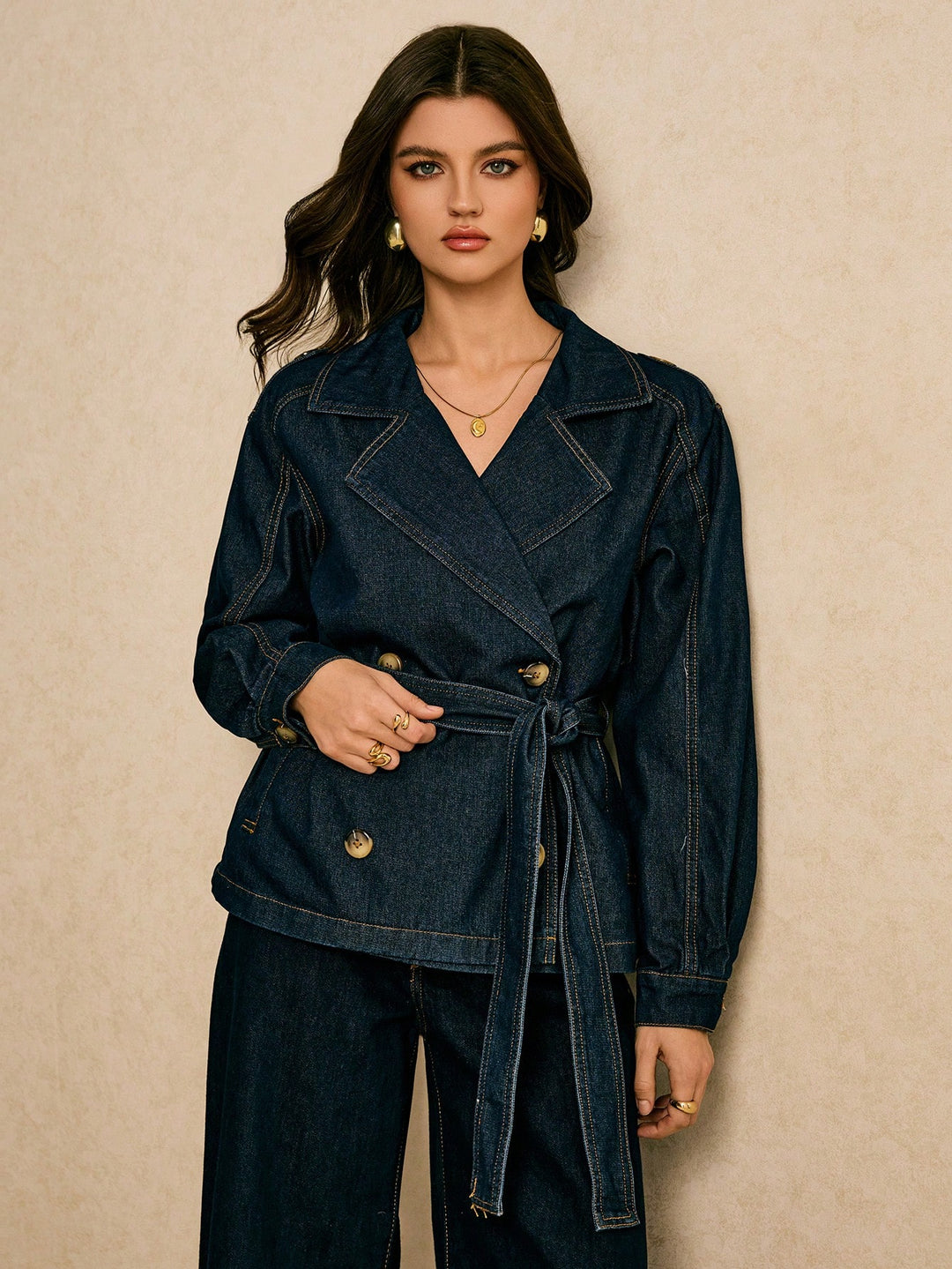 SHEIN farmerdzseki, kék