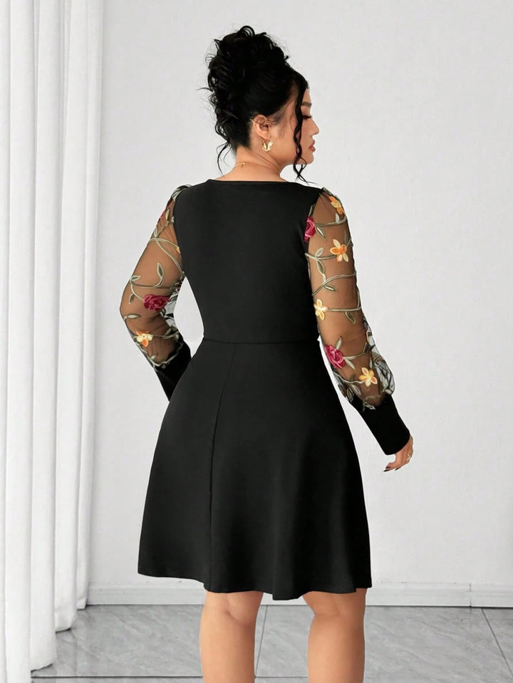 SHEIN mini ruha, fekete
