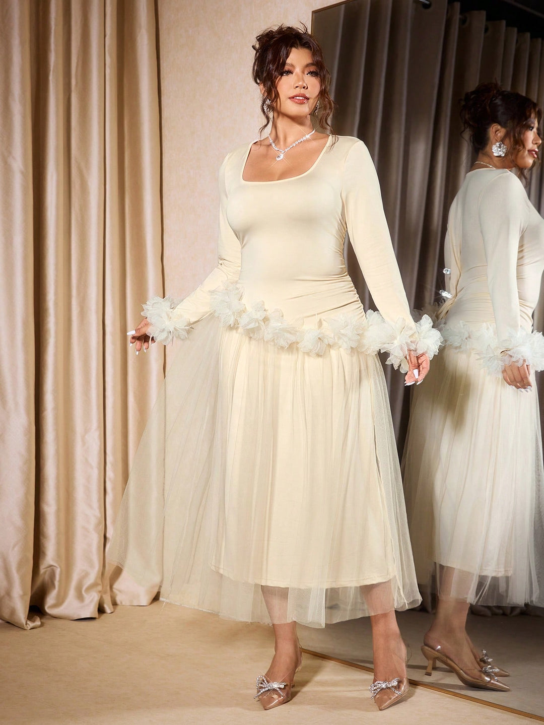 Rochie SHEIN, portocaliu