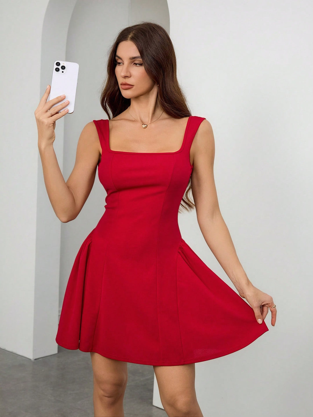Rochie mini SHEIN, roșu