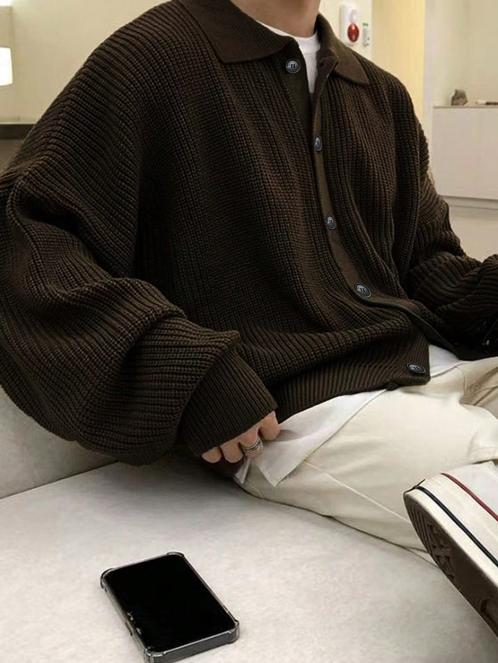 Kardigán SHEIN, barna