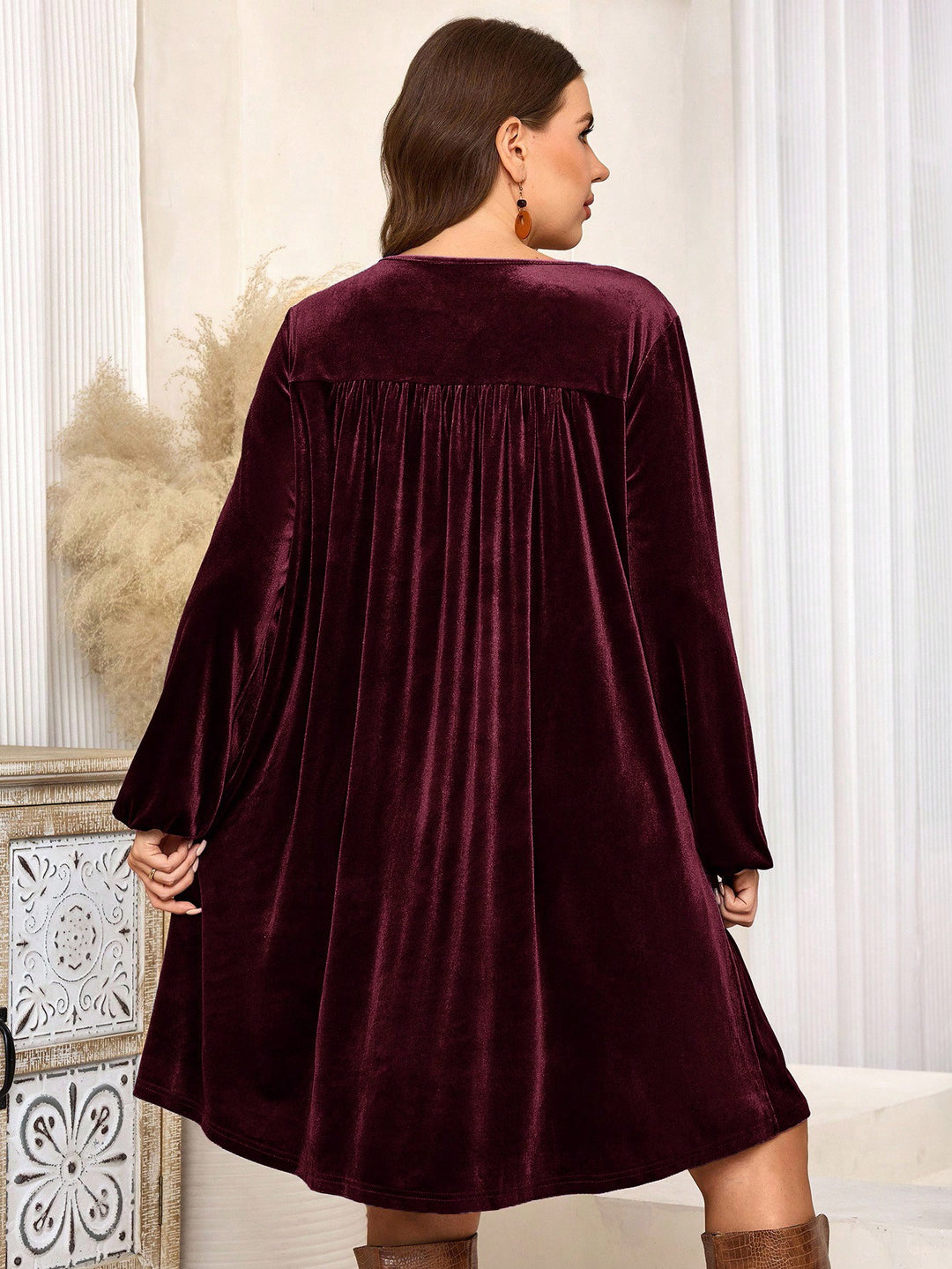 Rochie SHEIN, vișiniu
